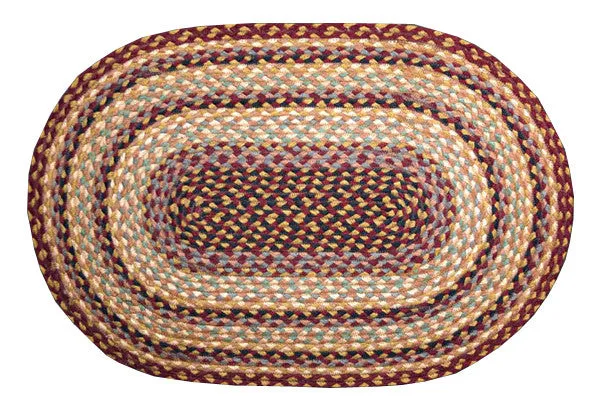 Creme Braided Rug In Different Shapes And Sizes