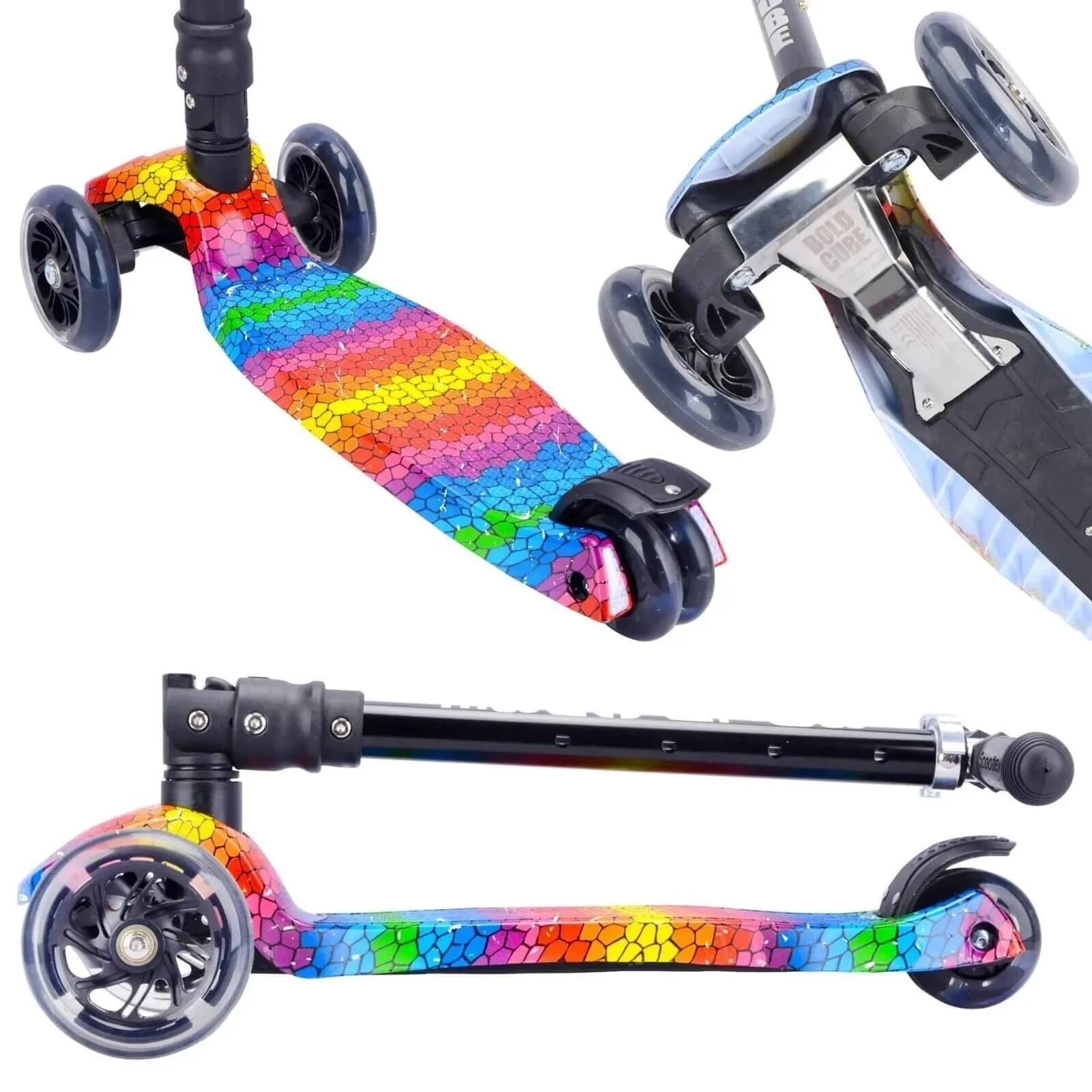 Crystal Rubix - Big 3 Wheel Scooter