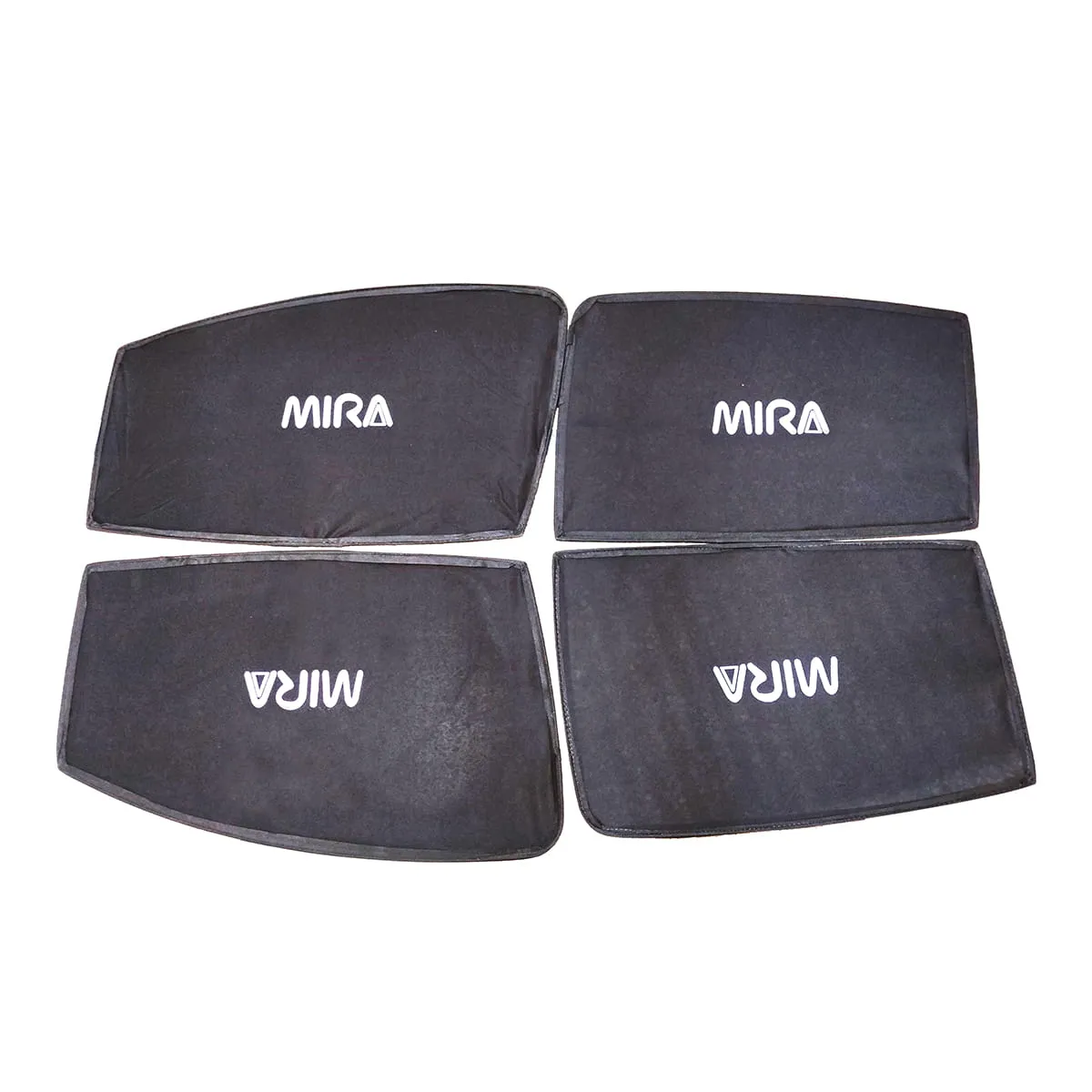 Daihatsu Mira Foldable & Flexible Side Sunshade With Logo - Model 2006-2018 - Sun Shade | Parda