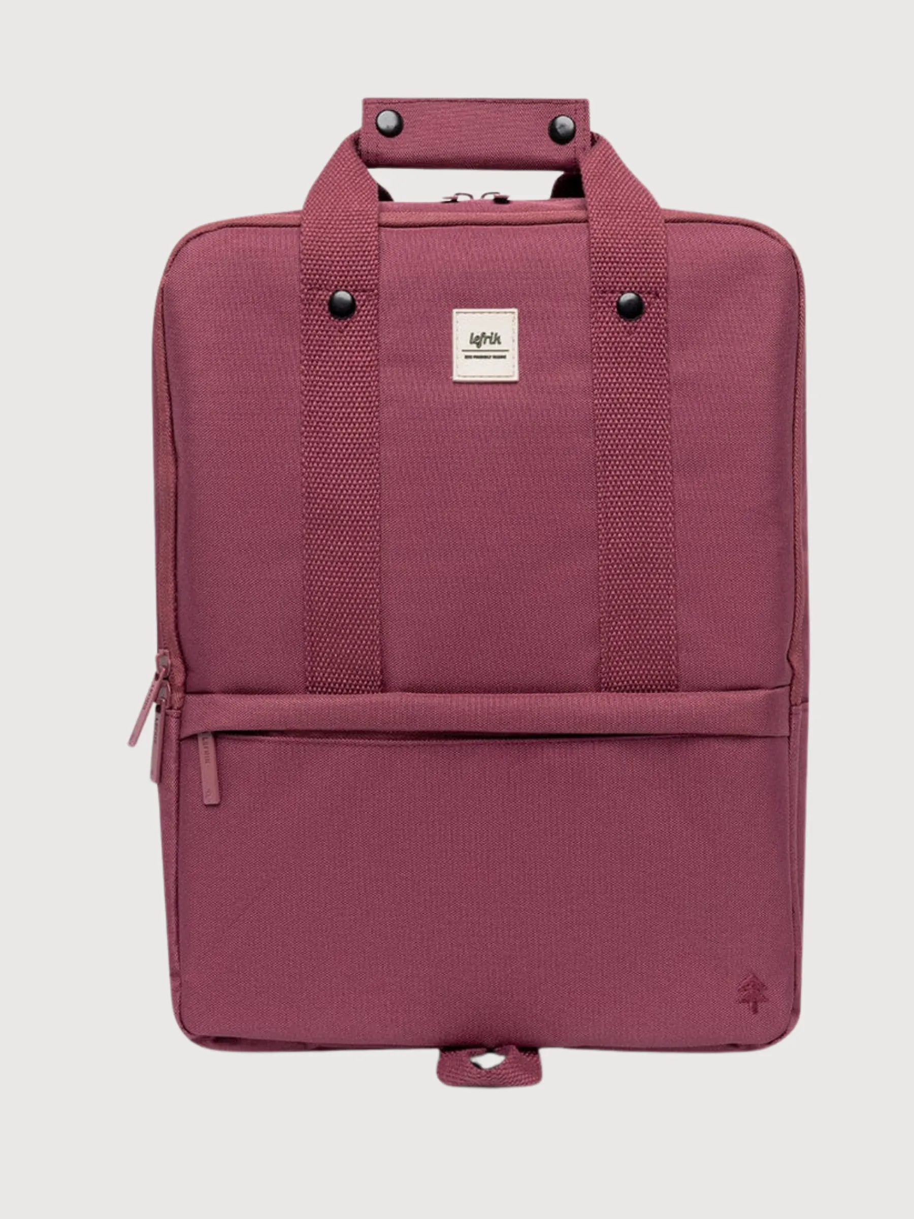 Daily 13 Plum Recycled Polyester Laptop Backpack | Lefrik