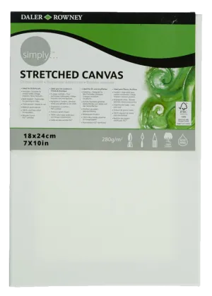 Daler Rowney Simply Stretched Canvas 18*24cm/7*10"