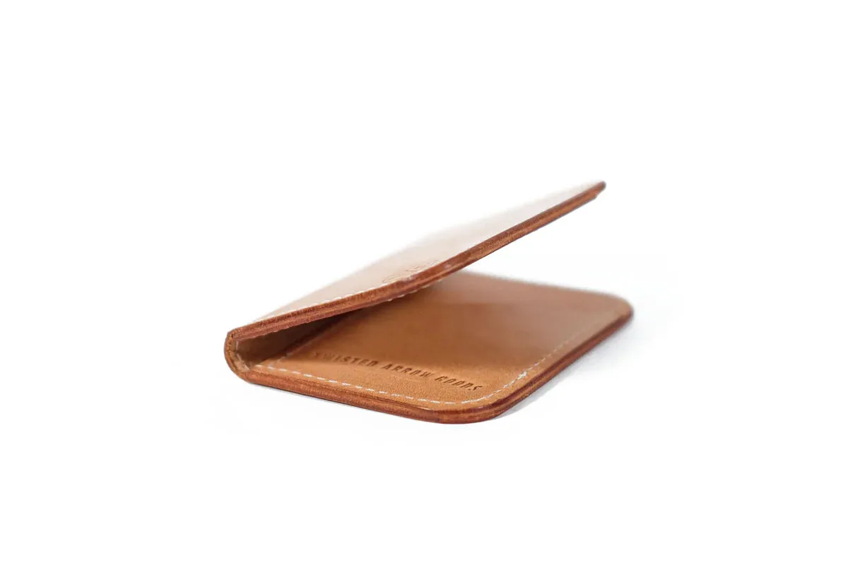 Double Barrel Vertical Bifold Wallet