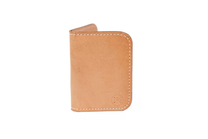 Double Barrel Vertical Bifold Wallet