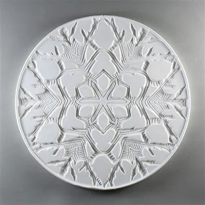 DT28 Snowflake Texture for Tile Mold for Glass Slumping 11 Inch Diameter