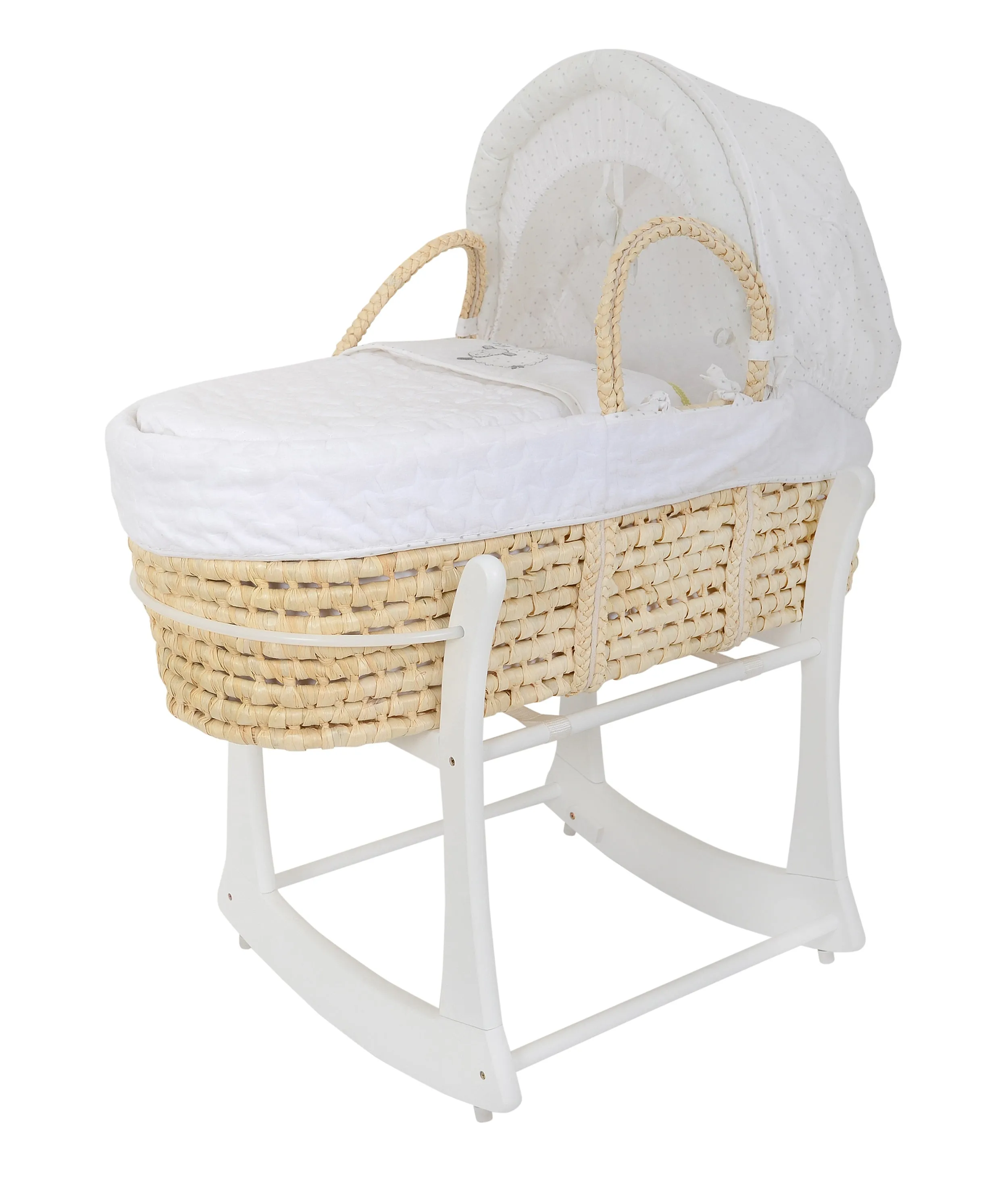 East Coast Nursery Rocking Basket Stand White