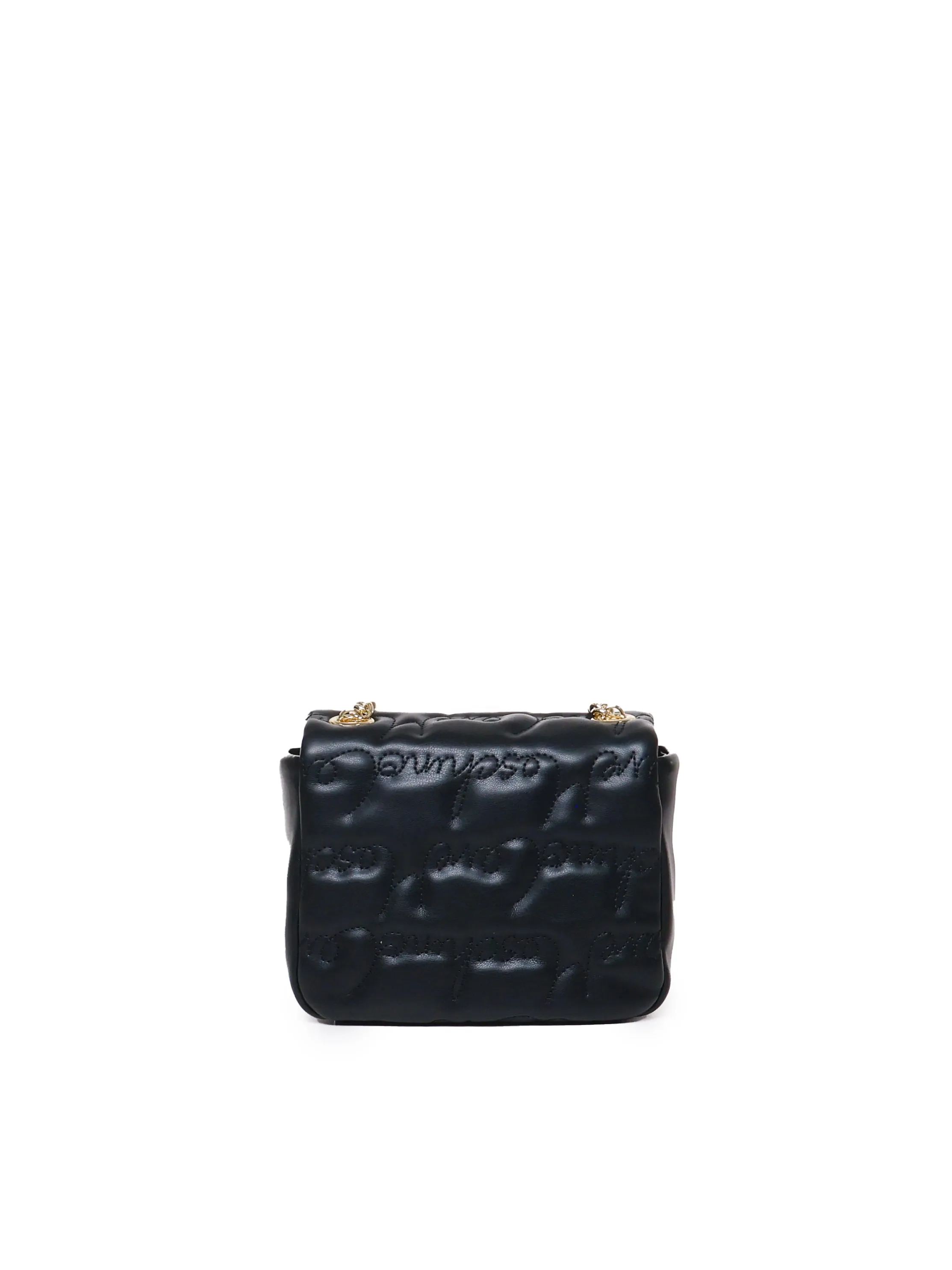 Eco Leather Black Shoulder Bag