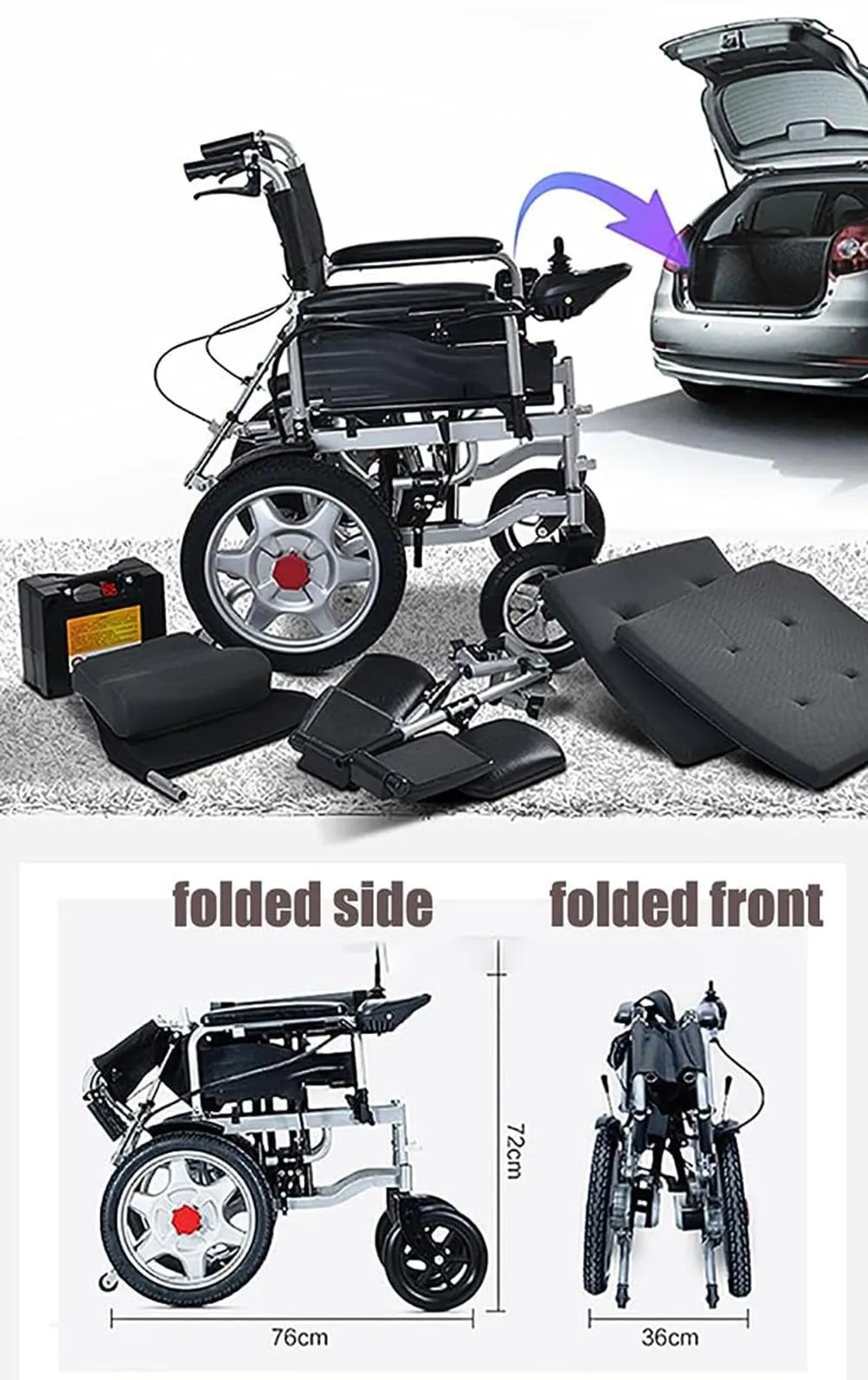 Electric Wheelchair (Foldable)