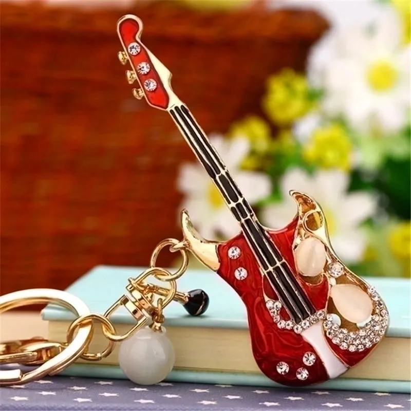 Elegant Simple Style Color Block Metal Inlay Rhinestones Women's Keychain