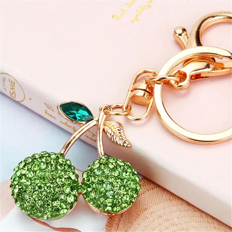 Elegant Simple Style Color Block Metal Inlay Rhinestones Women's Keychain