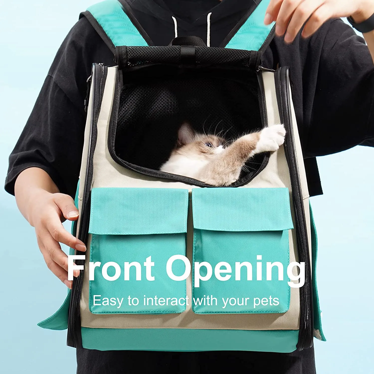 Expandable Pet Backpack Carrier