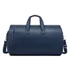 Factory wholesale Black PU leather luggage travel bag business suit bag men Duffel Travelling bag