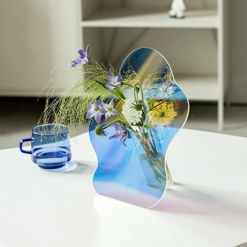 Fantasy Mirror Acrylic Vase and Desktop Organizer