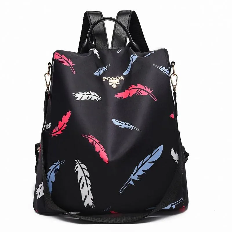 Fashion Style Female Anti-theft Backpack Oxford Cloth Bookbags for School Teenagers Girls Designer High Quality Travel Backpacks