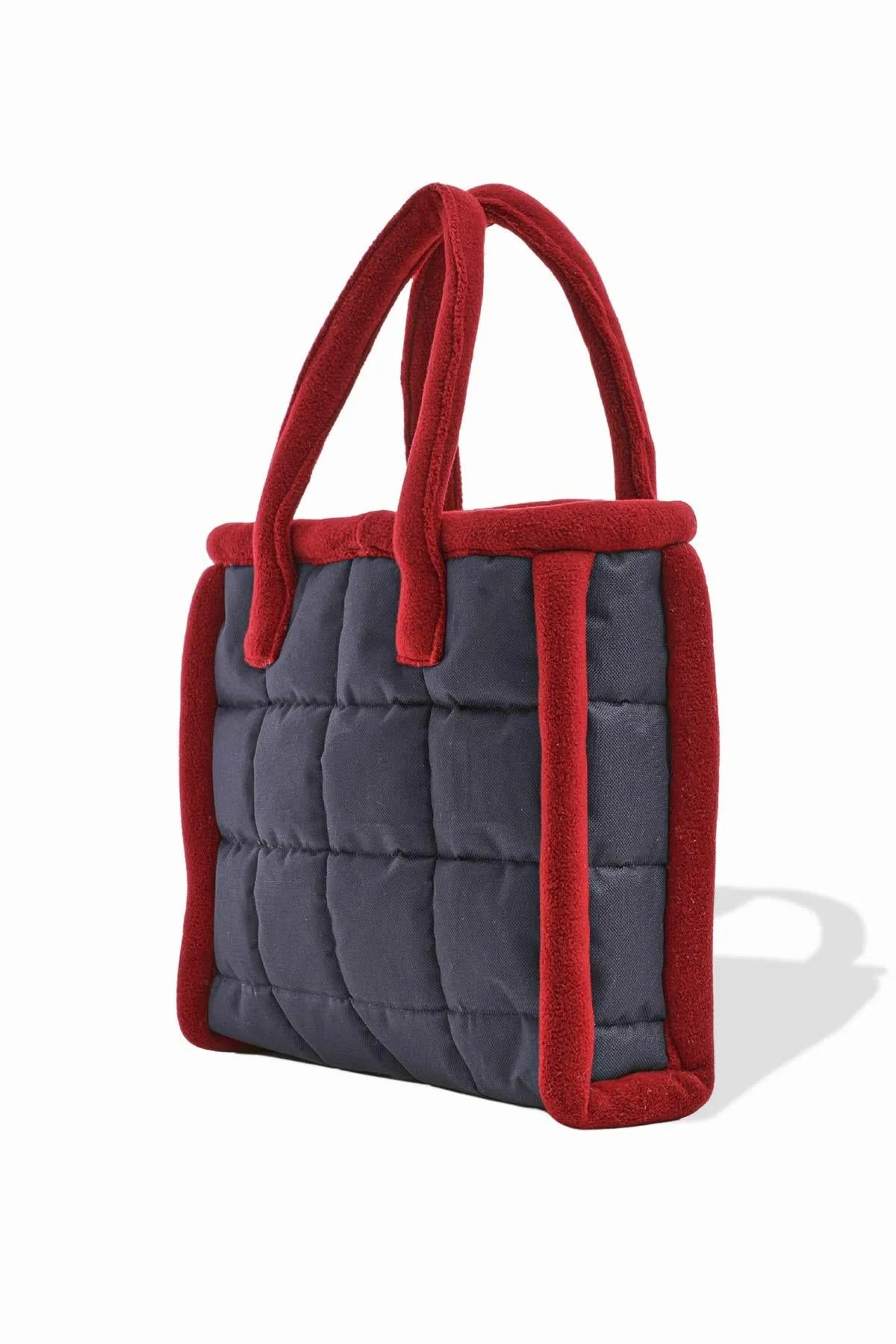 Fleece Framed Quilted Polyamide Canvas Plush Stylish Handbag for Women,CK-15