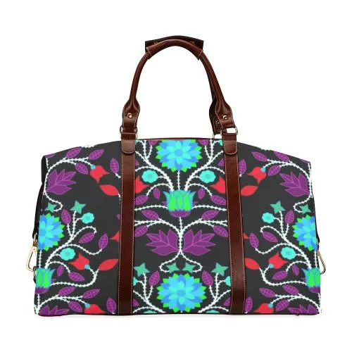 Floral Beadwork Four Clans Winter Classic Travel Bag