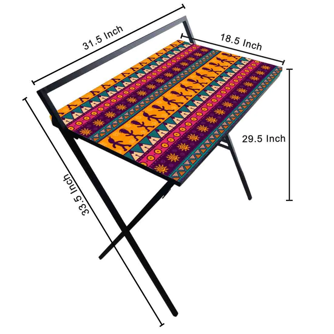 Foldable Computer Desk WFH Study Table for Bedroom