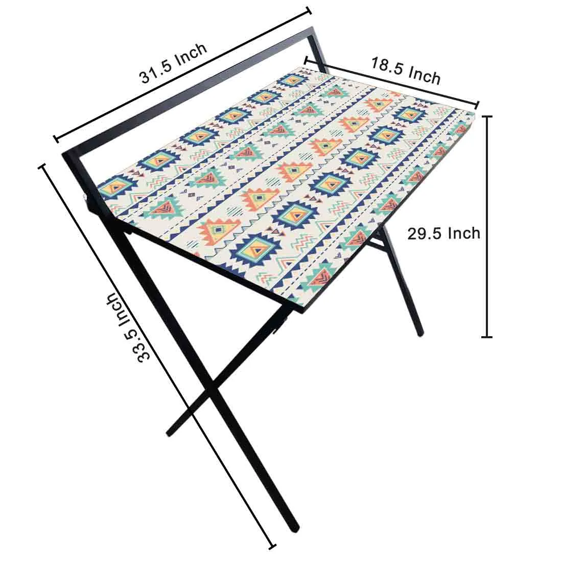 Foldable Computer Desk WFH Study Table for Bedroom