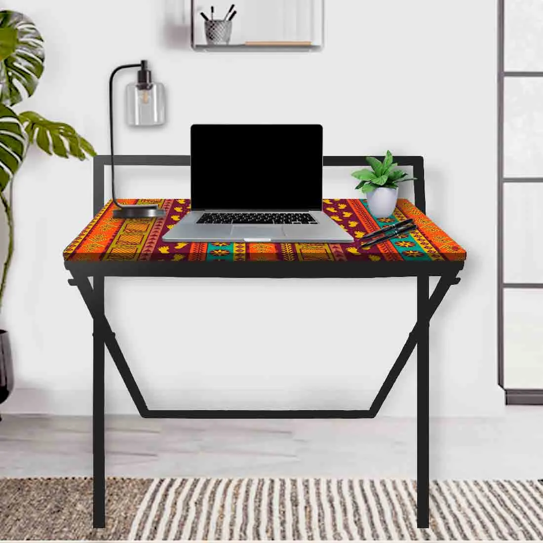 Foldable Computer Desk WFH Study Table for Bedroom