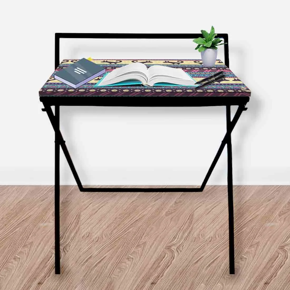 Foldable Computer Desk WFH Study Table for Bedroom