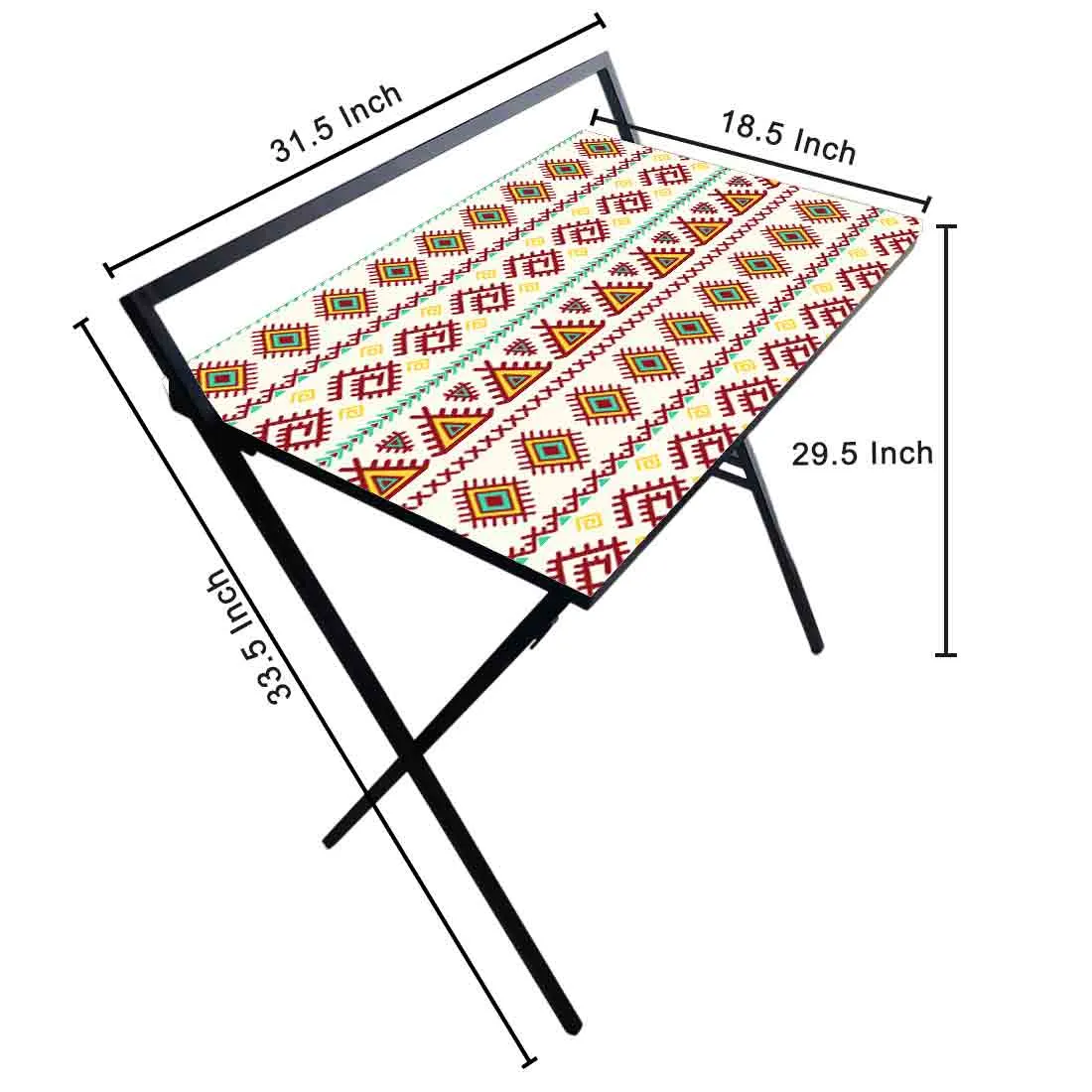 Foldable Computer Desk WFH Study Table for Bedroom