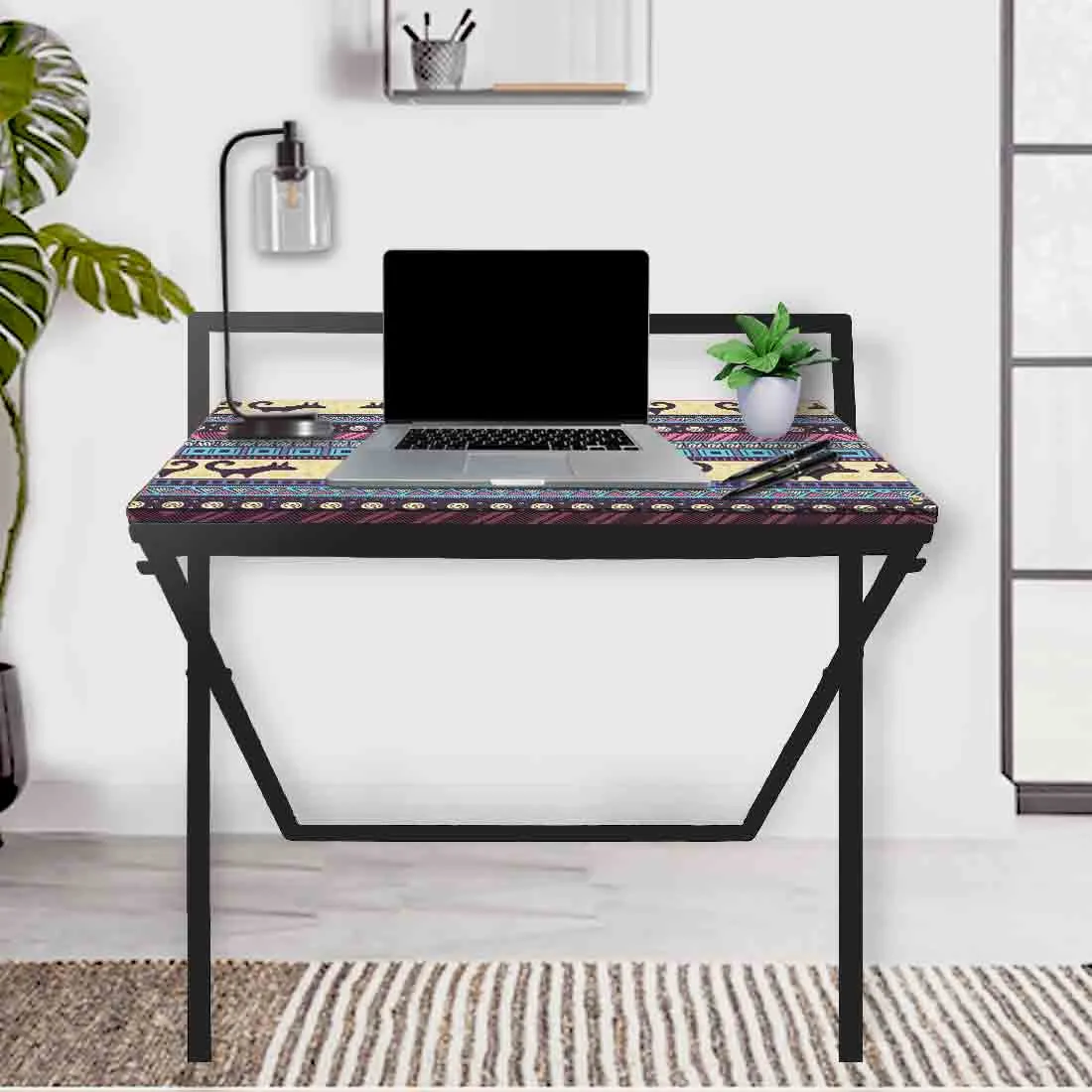 Foldable Computer Desk WFH Study Table for Bedroom