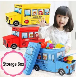 Foldable School Bus Storage Box