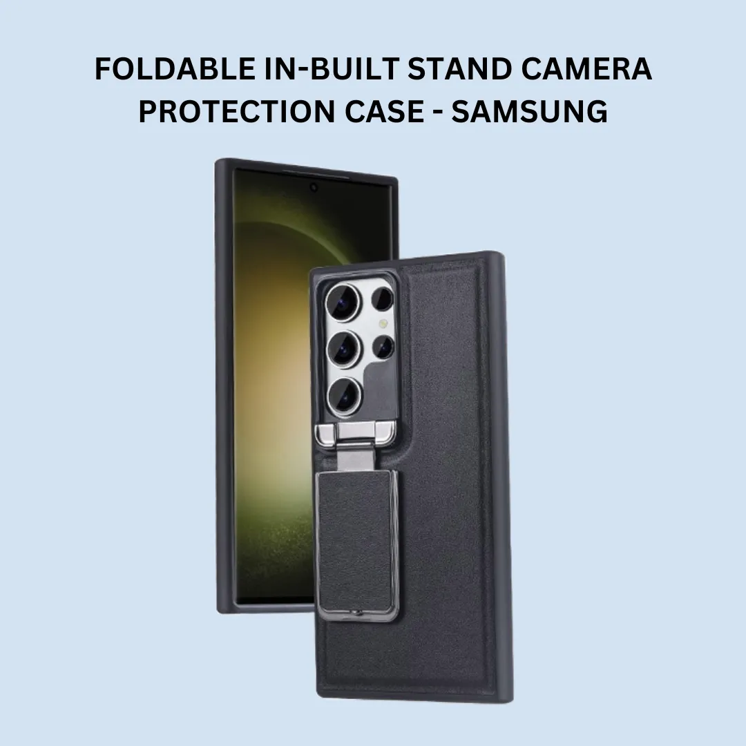 Foldable Stand Camera Protection Case - Samsung