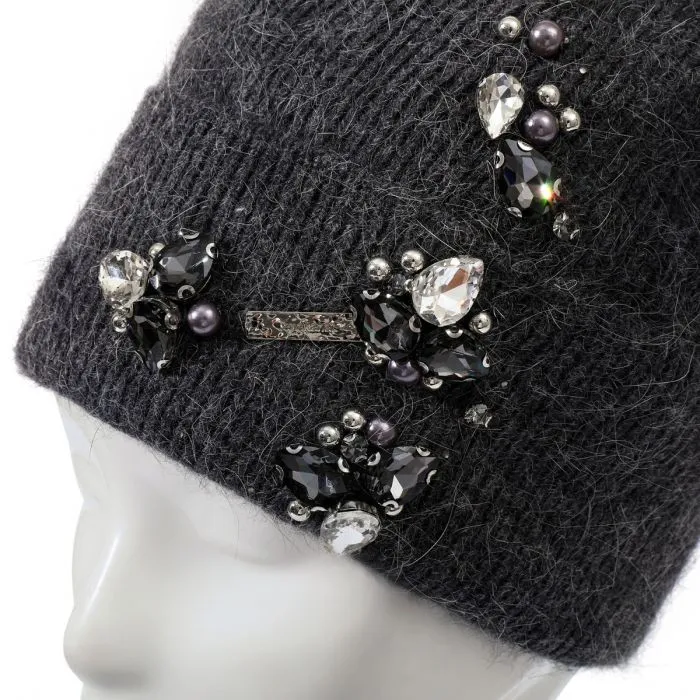 Gem Cluster Fluffy Bobble Hat