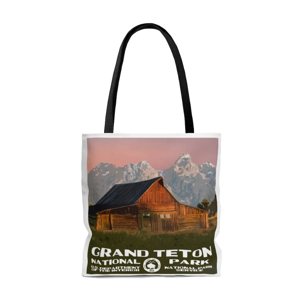 Grand Teton National Park Tote Bag - Moulton Barn