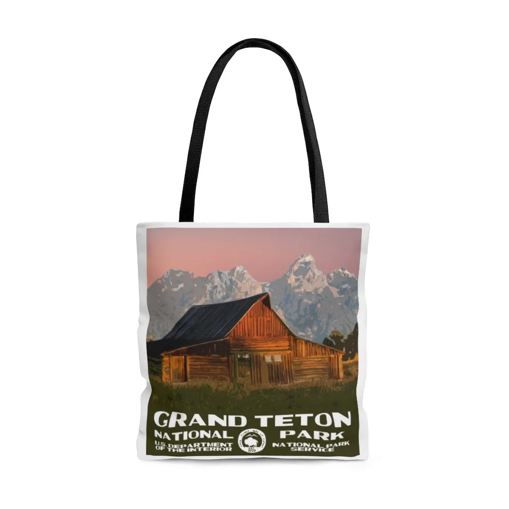 Grand Teton National Park Tote Bag - Moulton Barn