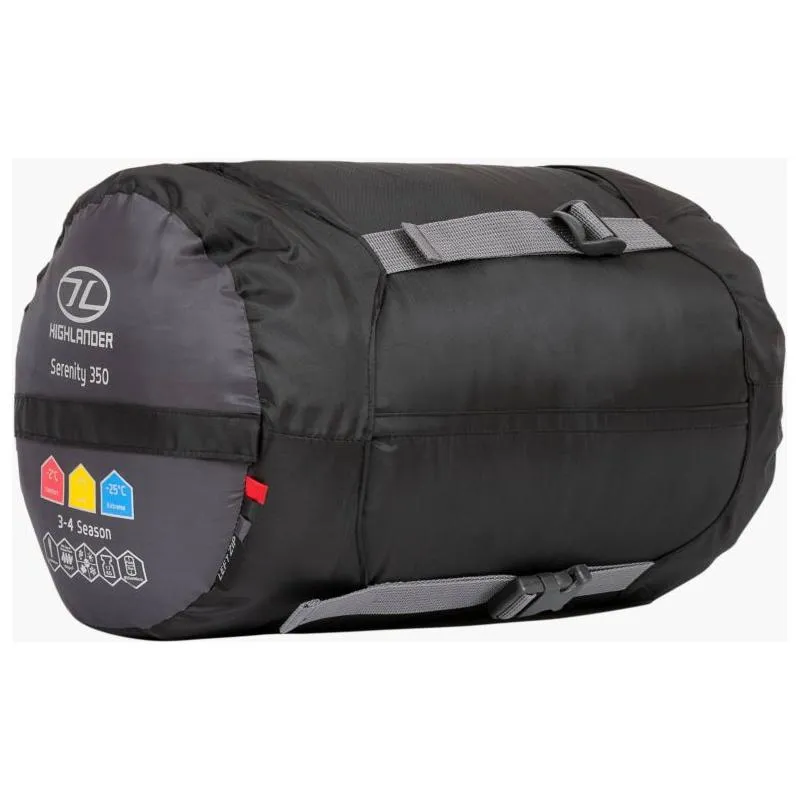 Highlander Sleeping Bag Mummy Charcoal