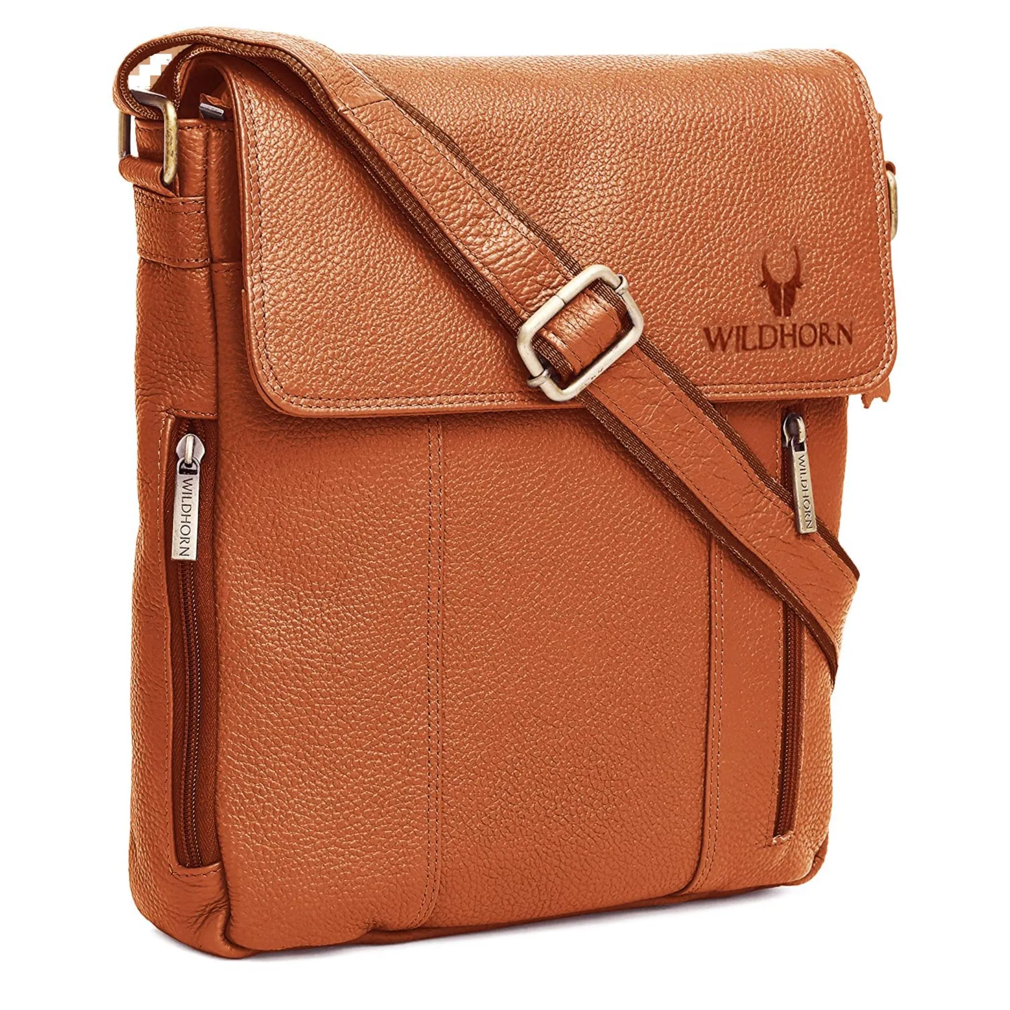 HIGHTOWER Leather Sling Bag for Men