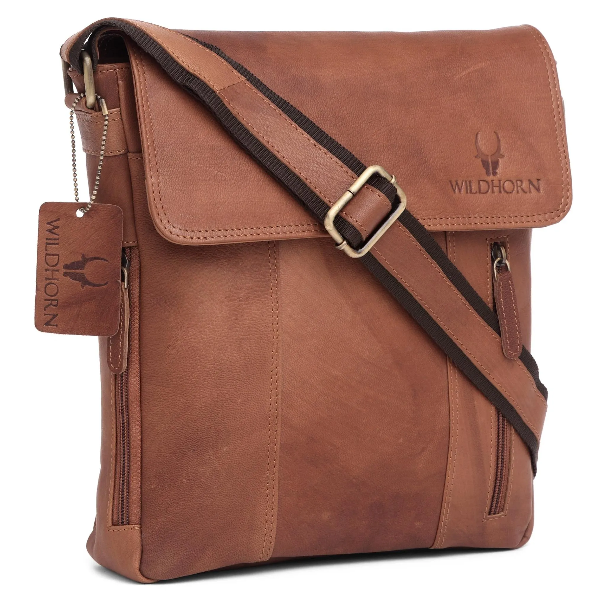 HIGHTOWER Leather Sling Bag for Men