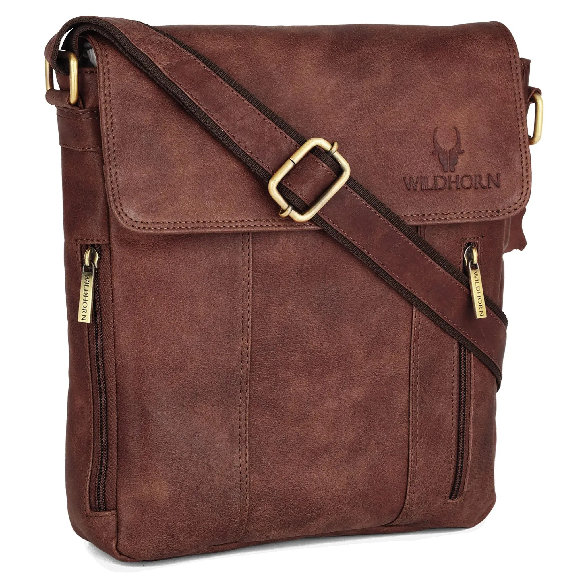 HIGHTOWER Leather Sling Bag for Men