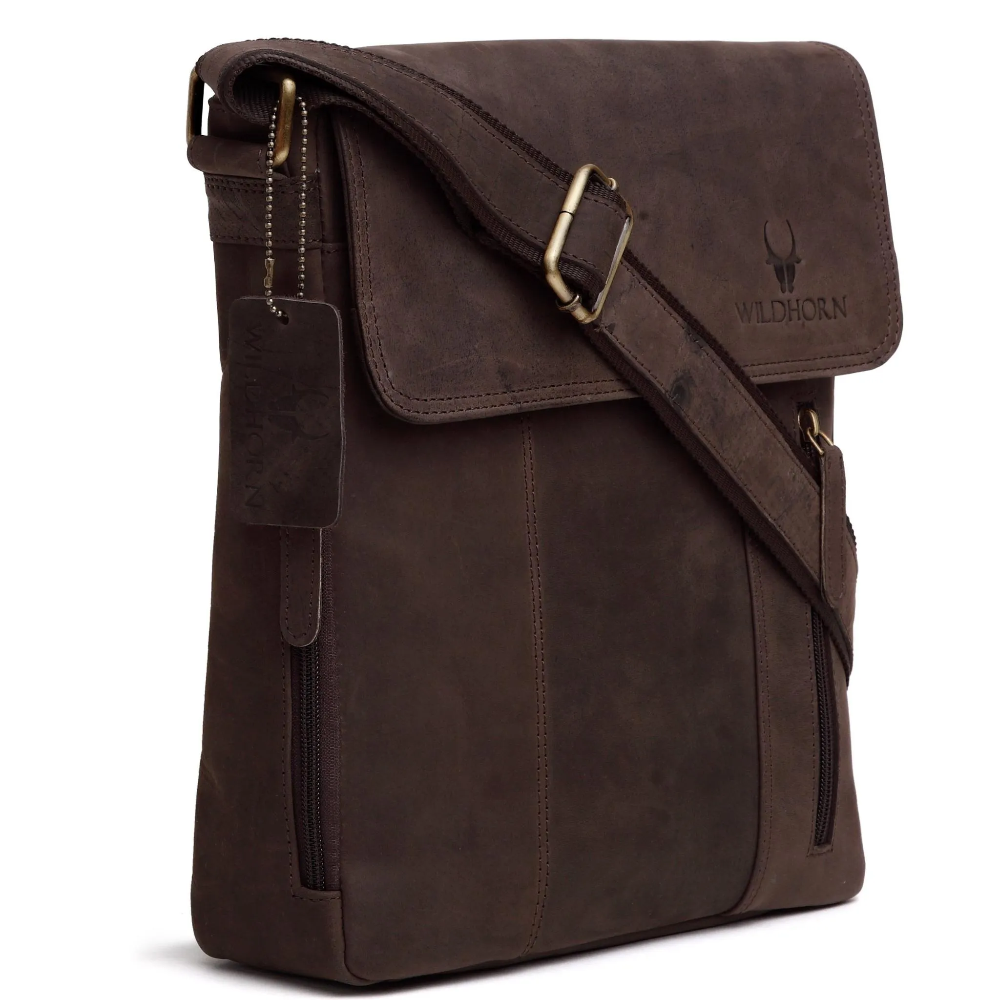 HIGHTOWER Leather Sling Bag for Men