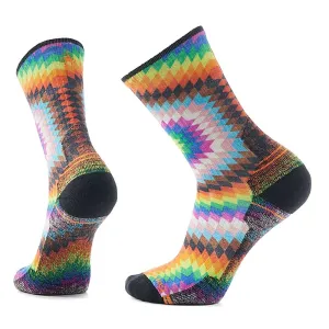 Hike Love Lives Here Print Crew Socks - Multi Color