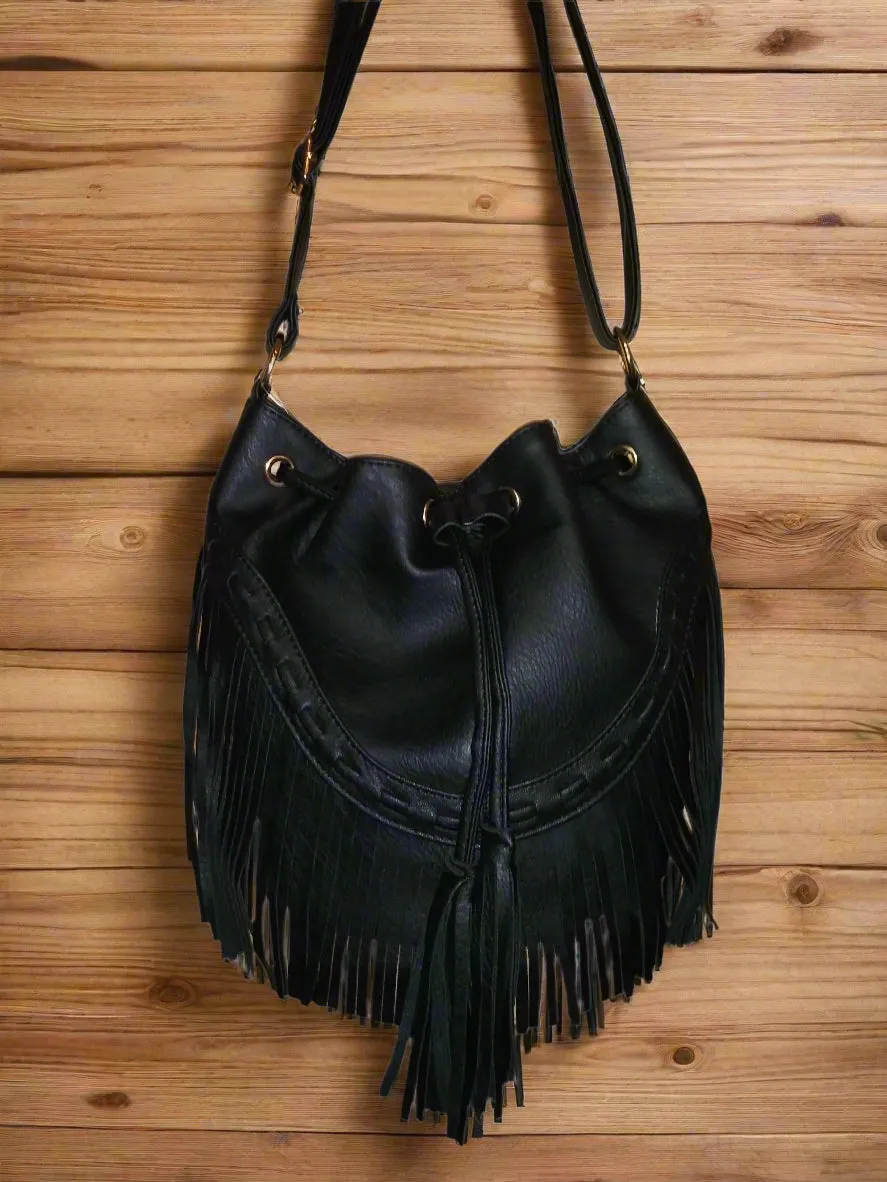 Hobo Bag W/Tassels