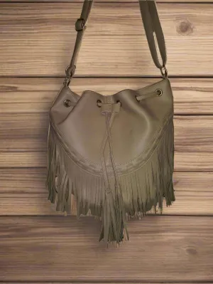 Hobo Bag W/Tassels