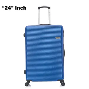 Horizon Luggage Bag 24 Inch Check-in Luggage Trolly - Dark Blue