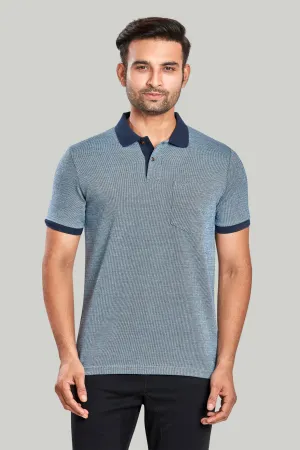 Jacquard Texture Polo