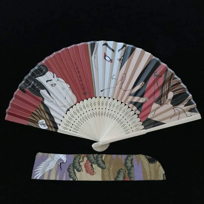 Japanese Folding Fan 【Male Kabuki】