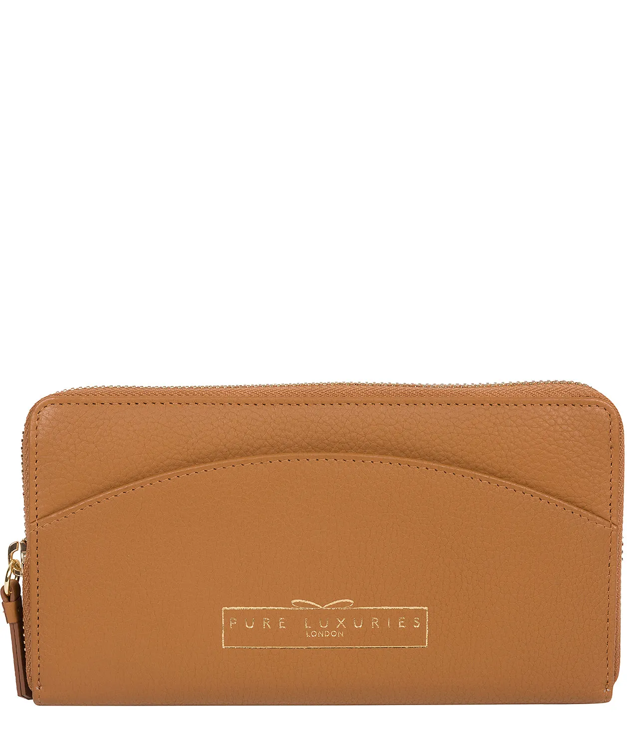 'Jenika' Tan Leather Purse