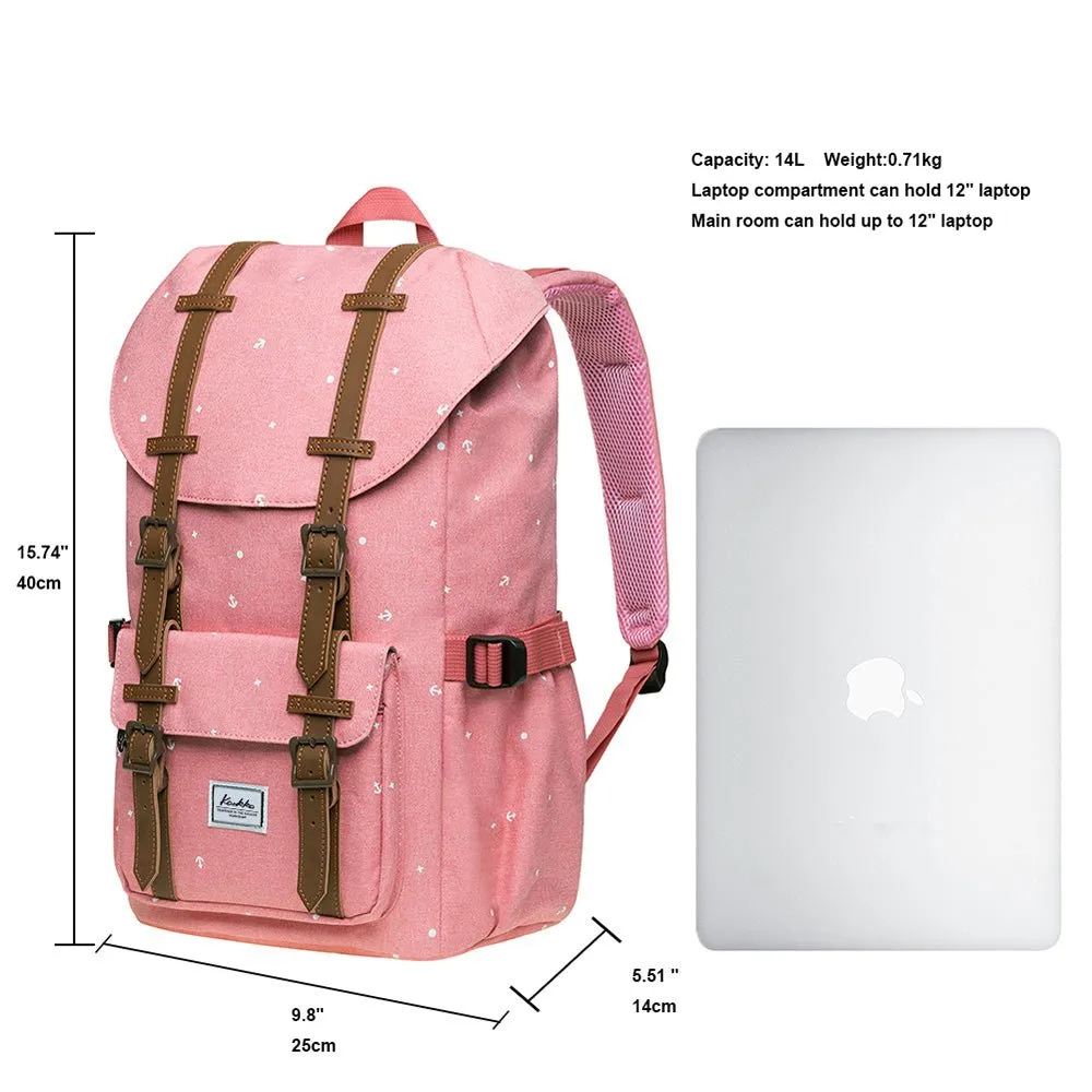 KAUKKO Backpack for city trips, EP5-13 ( Pink / 14L )