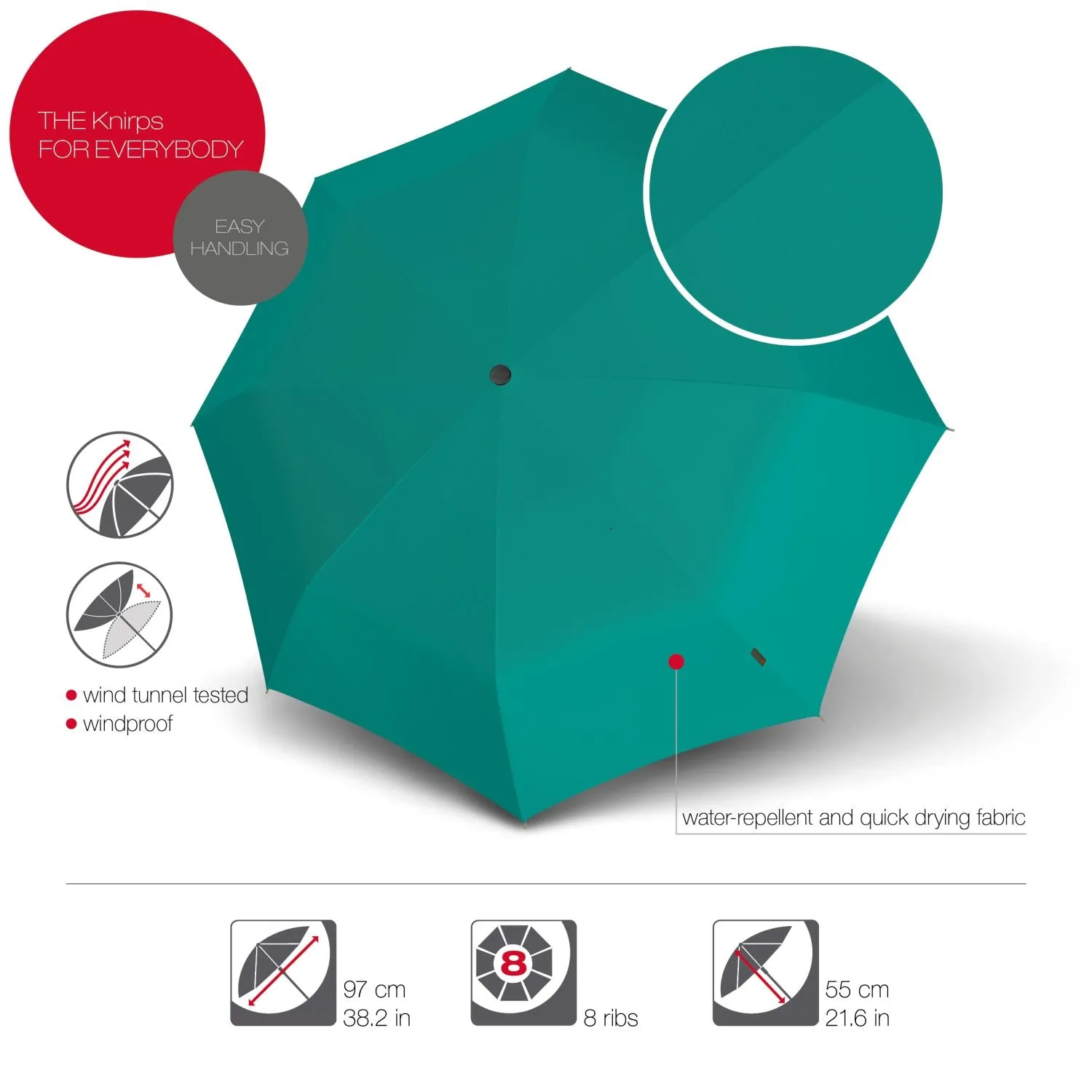 Knirps A.200 Medium Duomatic Umbrella