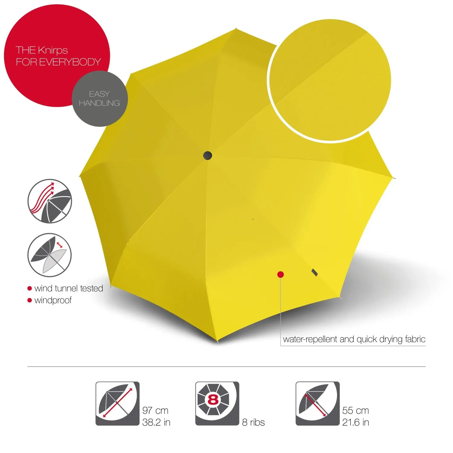 Knirps A.200 Medium Duomatic Umbrella