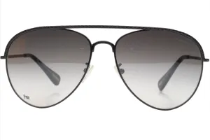 Lanvin Paris SLN003 H41X Gunmetal Aviator Designer Sunglasses -Ma