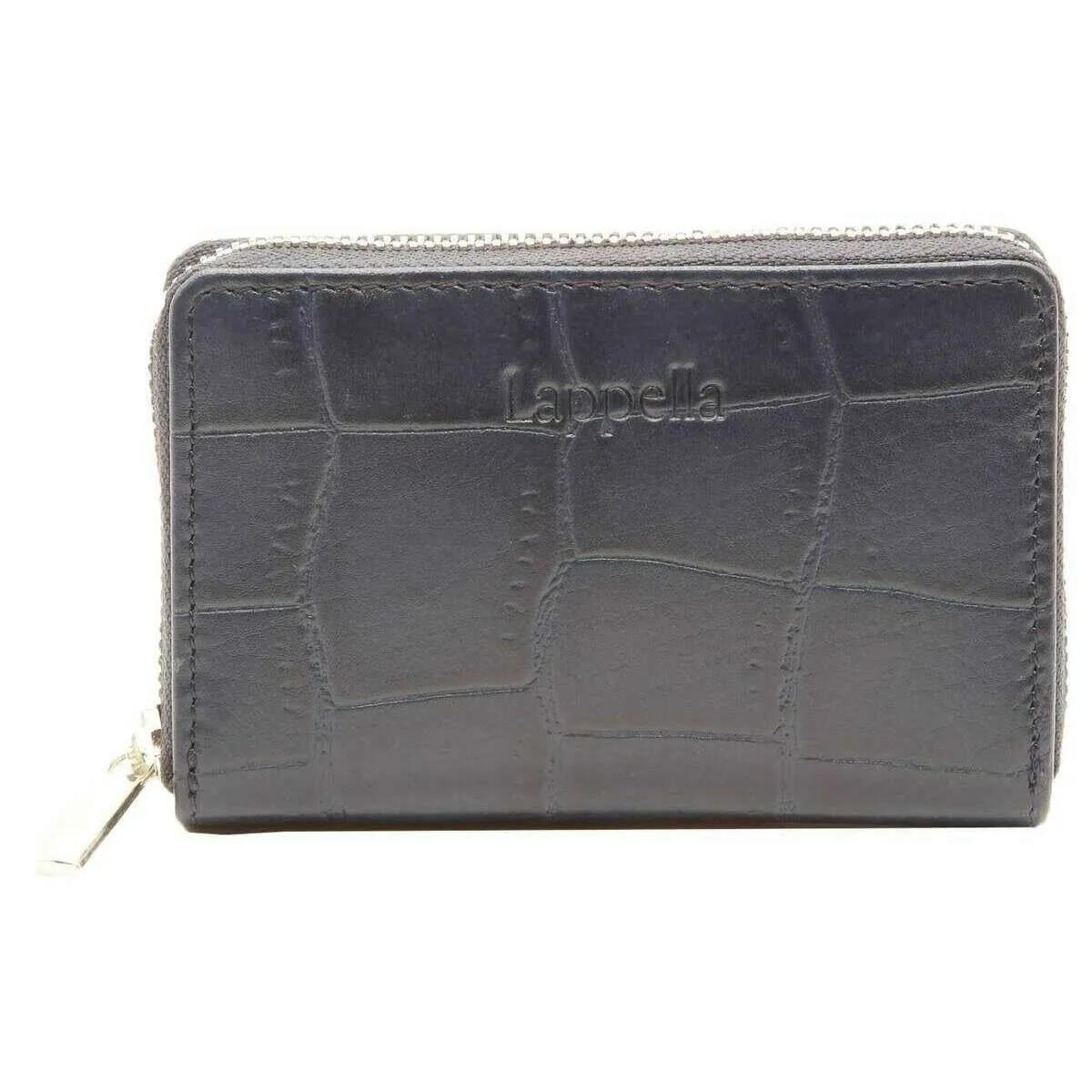 Lappella Eva Small Zip Purse - Navy Croc