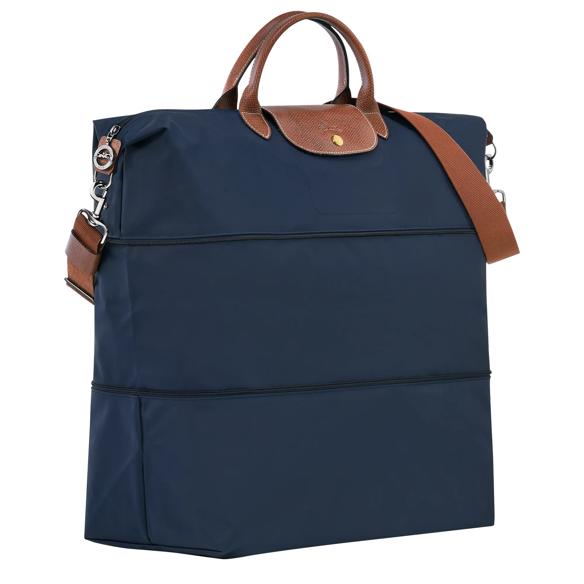 Le Pliage Original Expandable Travel Bag Recycled Canvas - Navy