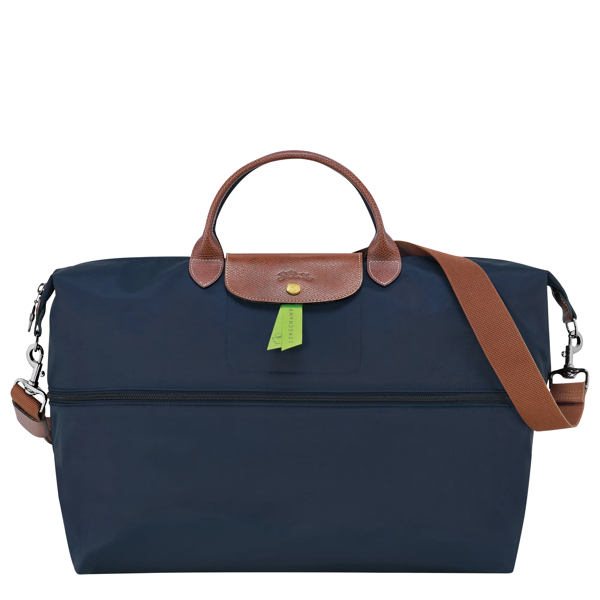 Le Pliage Original Expandable Travel Bag Recycled Canvas - Navy