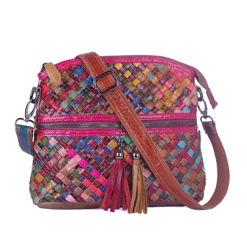 Leather Messenger Bag Snake: Trendy Snake Pattern Design, High-Quality Material & Stylish Look